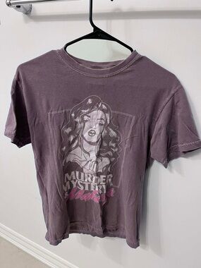Bailey Sarian- Purple Graphic Tee